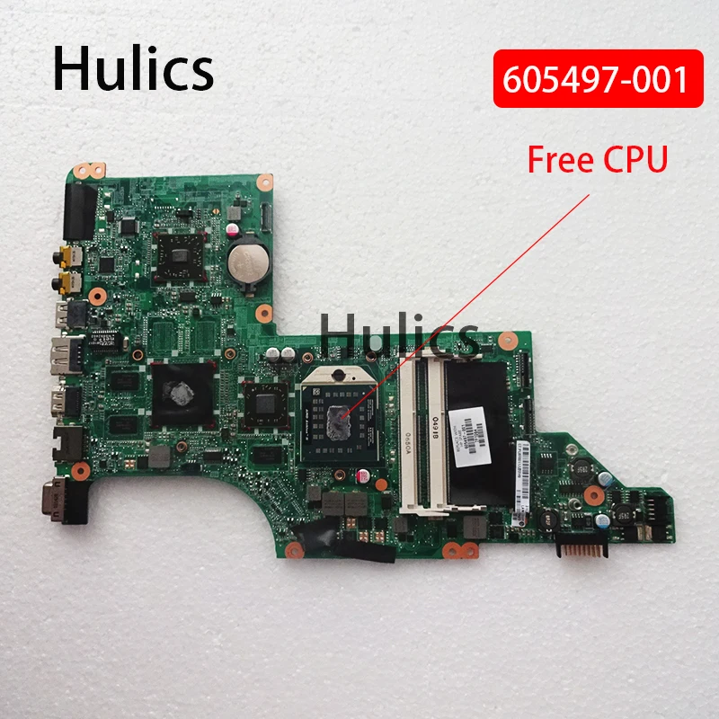 Hulics оригинальный 605497-001 аккумулятор большой емкости для HP DV7 DV7-4000 Материнская