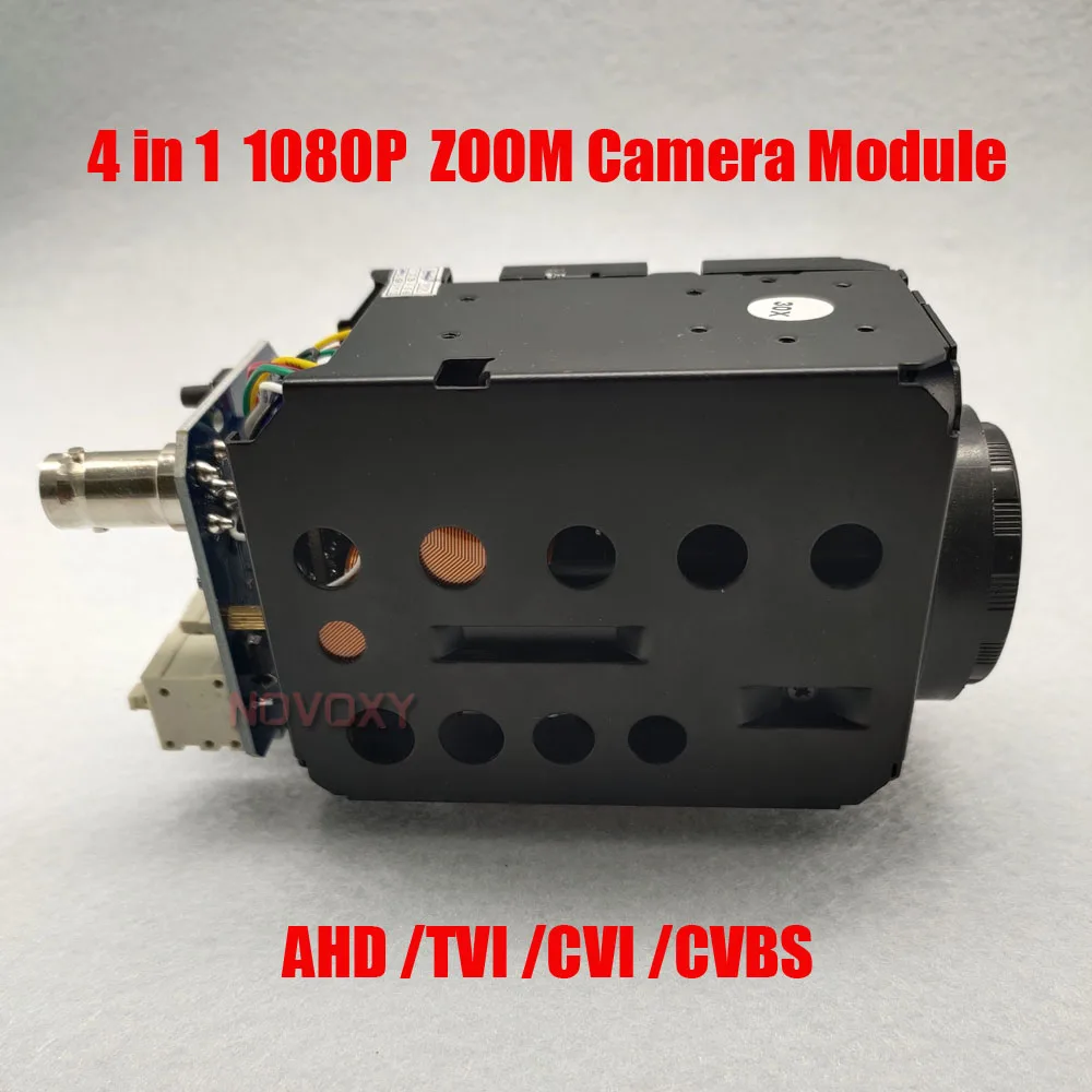 NOVOXY IMX323 2MP 1080P AHD TVI CVI CVBS 4 in 1 Zoom Camera 30x 18X Optical 5-90mm Varifocal Lens IR CUT HLC CCTV