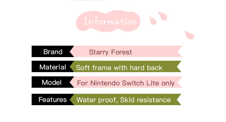 Starry Forest Kawaii Corgi Soft Shell Switch / Switch Lite Case - 9 - Kawaii Mix