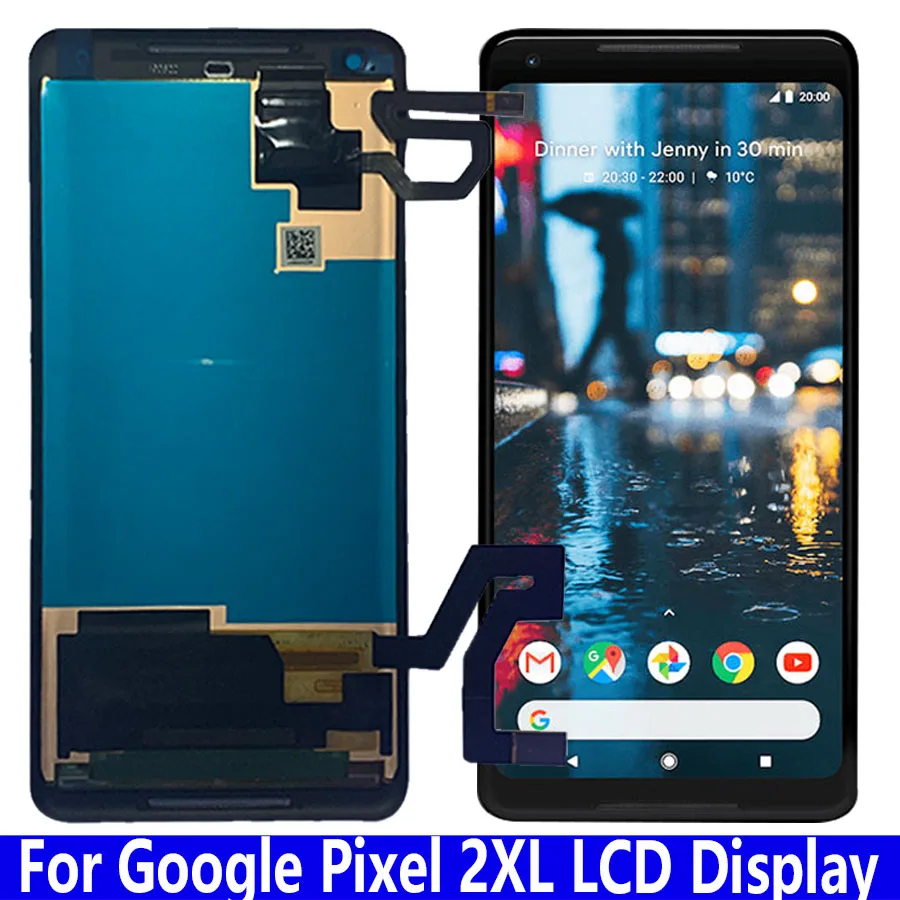 

100% Original New For Google Pixel 2xl LCD For Google Pixel 2 XL LCD Display Touch Screen Digitizer Assembly Pixel 2 XL Screen
