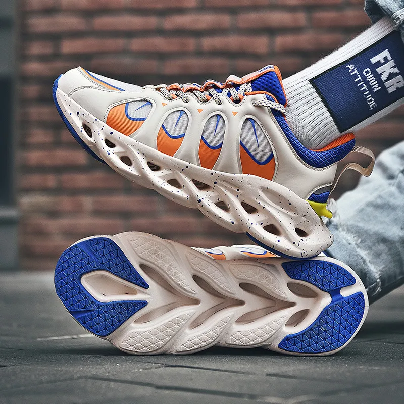 Mens Athletic Shoes New Stylish Running Shoes Men Sneakers Comfortable Walking Trainers for Men Breathable Footwear Sports