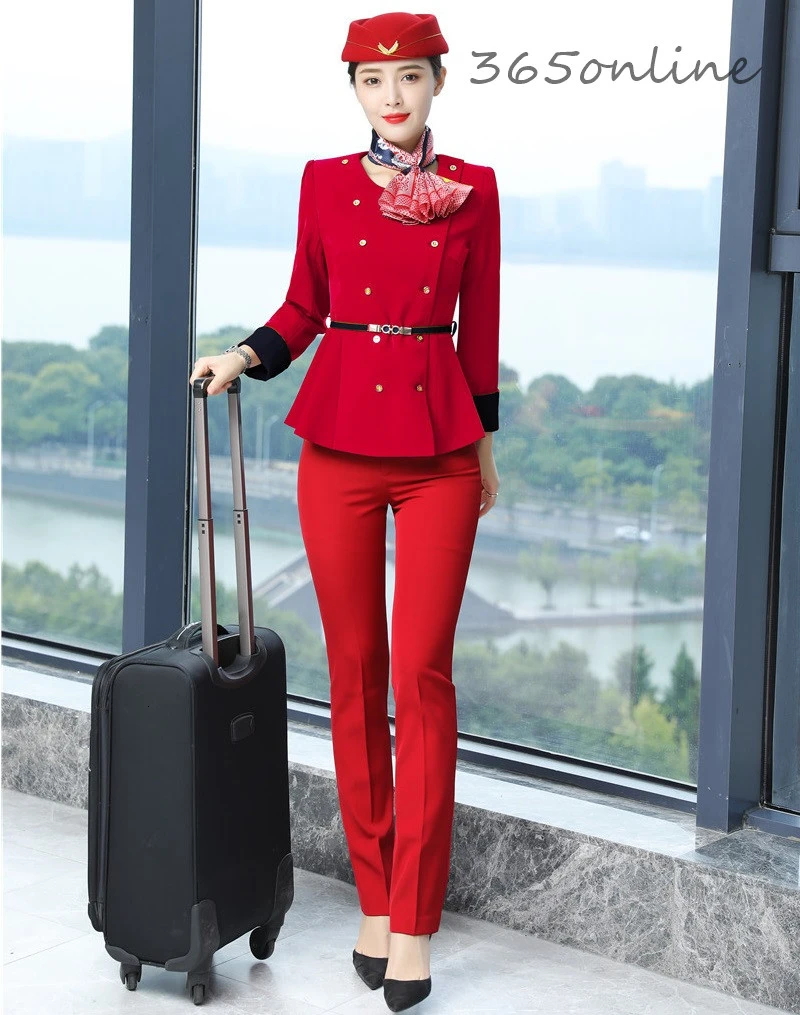

Uniform Designs Pantsuits for Women Business Work Wear Ladies Office Blazers Formal Professional OL Styles Female Pants Suits