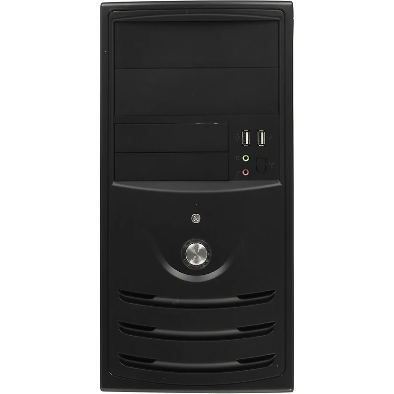 Корпус Formula FM-501D черный 400W mATX 1x92mm 2xUSB2.0 audio
