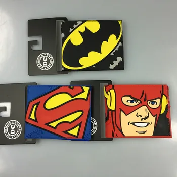 

IVYYE Superman Batman Fashion Anime PU Wallet Soft Money Bag Zipper Wallets Coin Casual Purses Card Unisex Gifts New