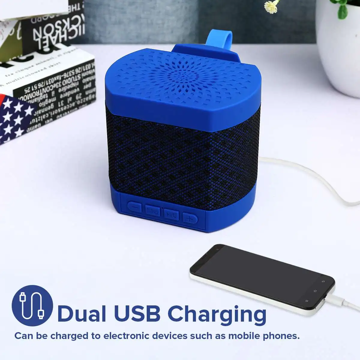 Портативный открытый водонепроницаемый беспроводной bluetooth динамик громкий динамик мини колонка стерео музыка объемный поддержка FM TF карта бас коробка