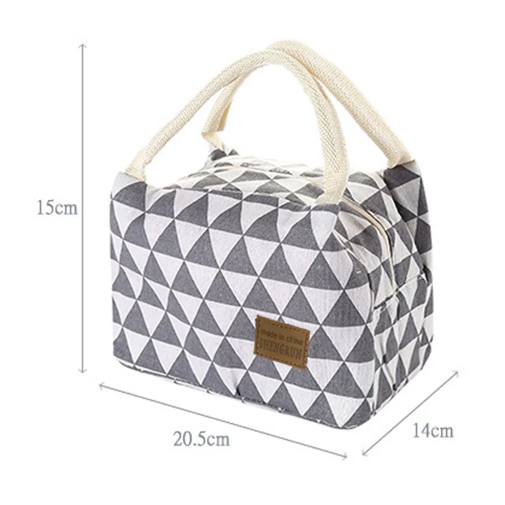 Женская Портативная сумка для ланча новая термоизолированная сумка с охладителем сумка Bento сумка Контейнер для ланча складывающаяся сумка Torba# T1P
