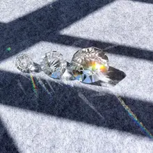 Suncatcher шар-Призма 20 мм, 30 мм, 40 мм-висящий хрустальный шар Призма граненый люстра шар Радужный производитель для окна/свадьбы/автомобиля