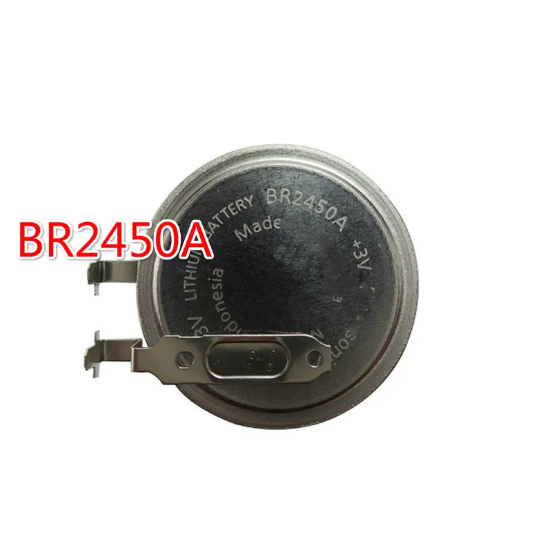 5PCS BR2450A with solder feet high temperature 3V lithium battery | Электроника