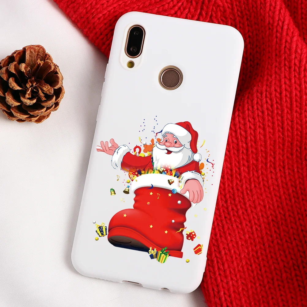 sdxzlr Чехол для телефона с рождественским рисунком лося для huawei mate 10 20 30 Lite P8 P9 P10 P20 P30 Lite Mini P Smart Y6 Y7 Pro TPU - Цвет: sdxzlr