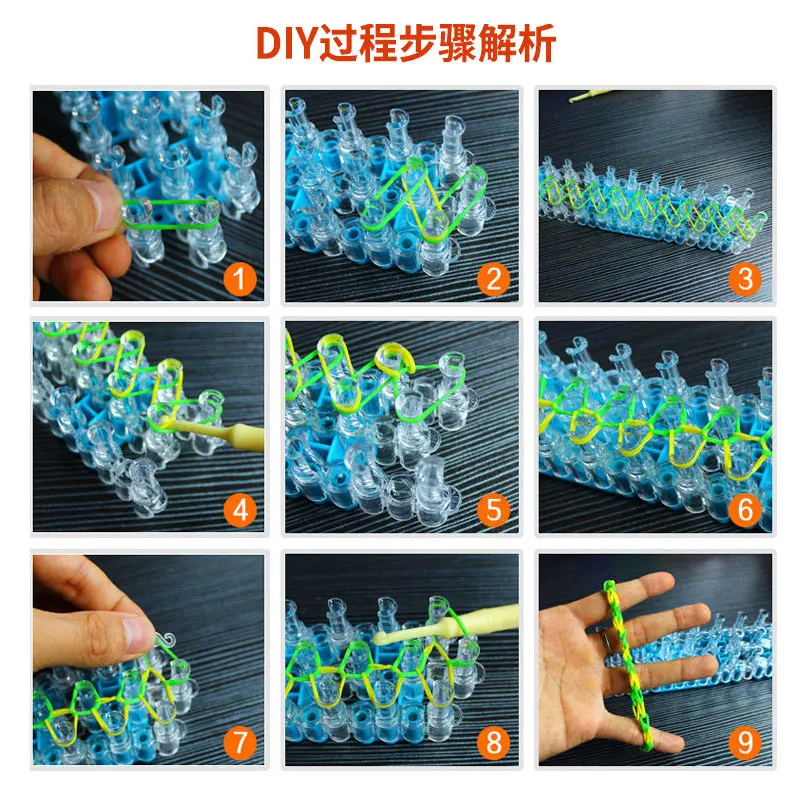 10000 шт DIY игрушка резиновый ткацкий станок набор для детей DIY браслет силиконовые резиновые ленты эластичные радужные тканые ткацкие ленты игрушки детские товары