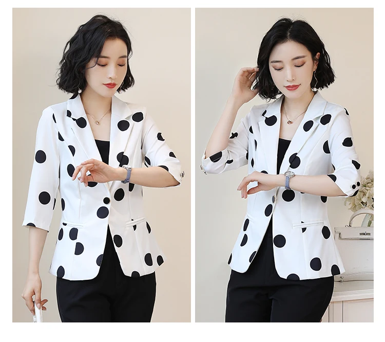 Spring And Autumn New Style Western Style Wear CHIC WOMEN'S Coat Elegant Korean-style Leisure Suit Graceful Suit