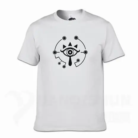 16 цветов, COS Zelda, футболка, Ledgend of Zelda, хлопковая Футболка с принтом глаз, Мужская футболка, футболка с коротким рукавом, летняя брендовая одежда