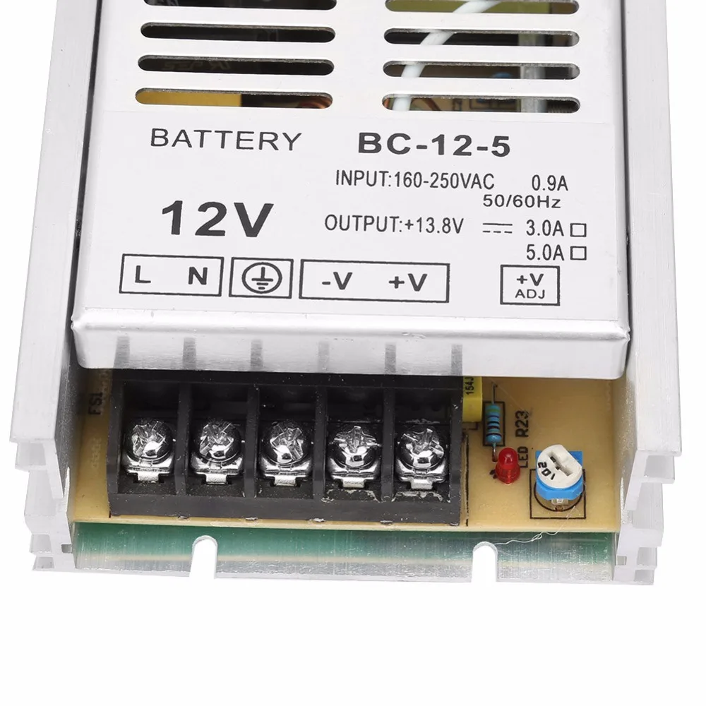12V зарядное устройство генератора алюминиевый корпус свинцово-кислотный генераторный модуль зарядки аккумулятора