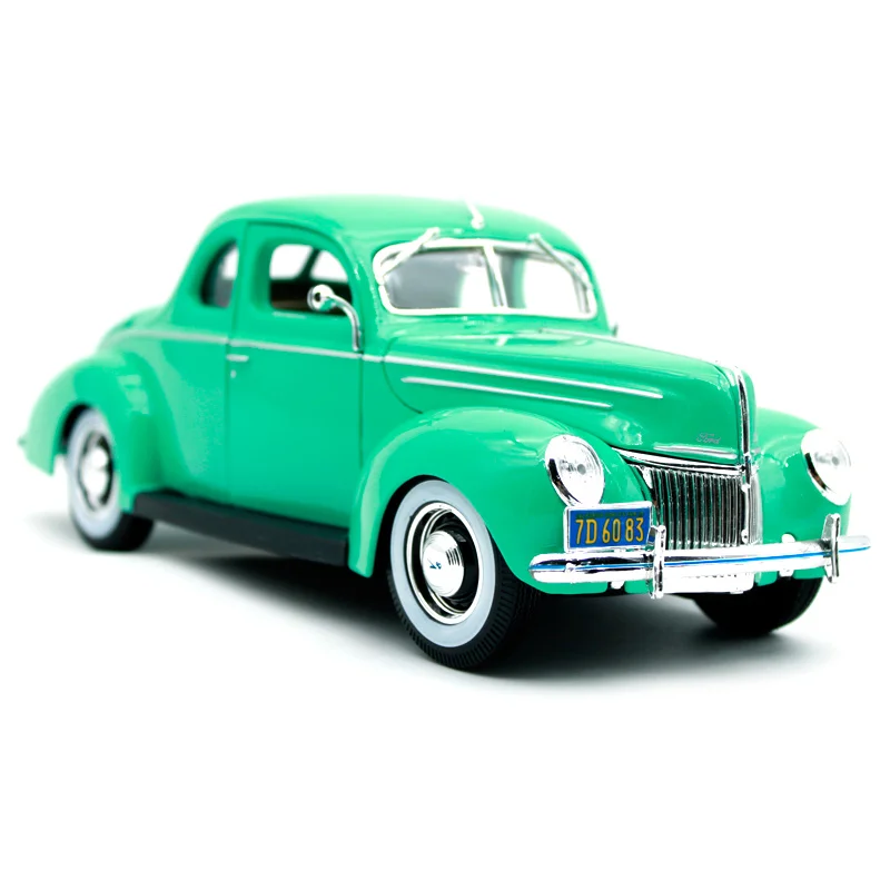 Maisto 31180 1939 ford deluxe red car diecast 260*98*97 мм классический автомобиль литой старый известный