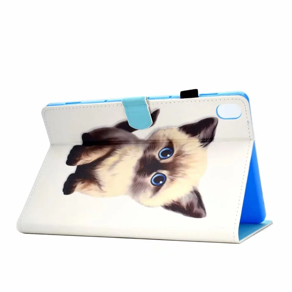 Lovely Children Cartoon PU Leather Magnet Smart Tablet Case for Huawei Mediapad M6 10.8 Inch Flip Stand Cover Funda+Pen