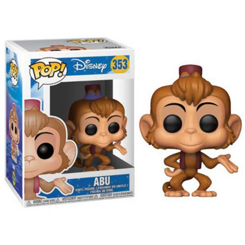 Funko Pop Aladdin фигурка Abu Parrot Iago принц Али Джинн с лампой оригинальные коллекционные игрушки