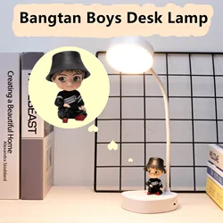Bangtan Boys – veilleuse LED pliable avec chargeur USB, design de dessin animé TinyTAN, petite lampe de bureau pour chambre à coucher, nouveauté 