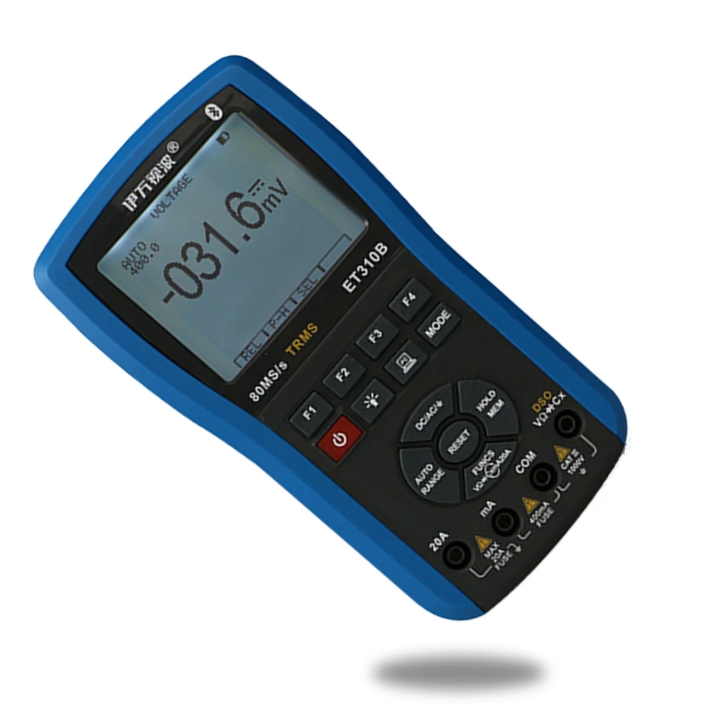 ET310B bluetooth измерительный прибор 20 МГц Ручной осциллограф True RMS мультиметр