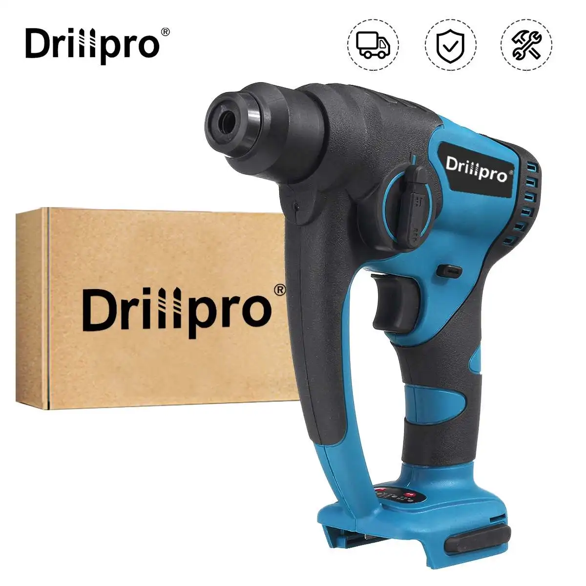 Беспроводная электрическая дрель Drillpro отбойный молоток перезаряжаемый