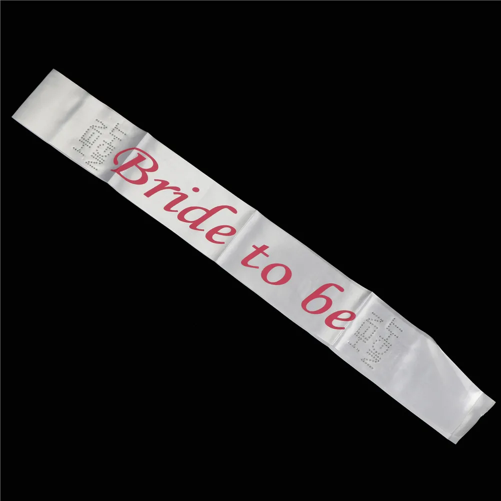 С надписью "Bride To Be" надпись «Bride Tribe» створки девичник девочек ночные вечерние свадебные сувениры Материал подружки невесты со стразами на свадьбу украшения пользу - Цвет: As Picture