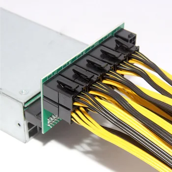 

New Breakout Board + 10pcs Cable for HP 1200w/750w Power Module Mining Ethereum GK99
