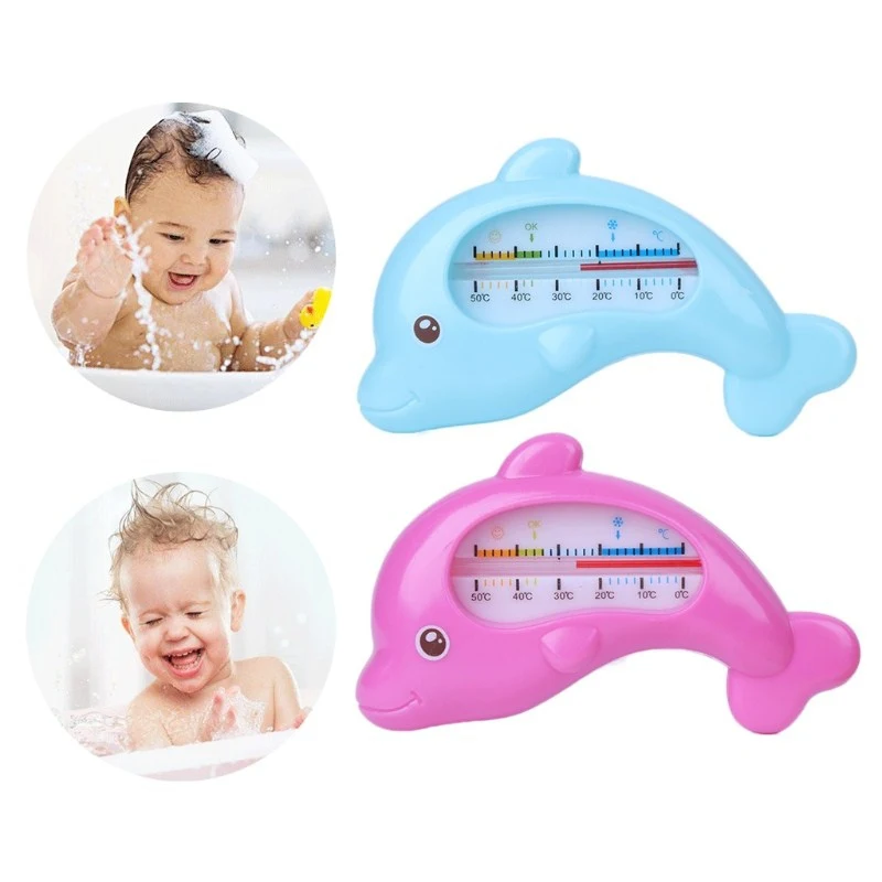 

Baby Water Thermometers Infants Toddler Shower Water Thermometer Baby Bathing Dolphin Shape Temperature Tester Baby