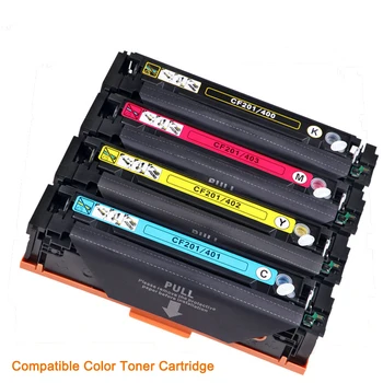 

Vilaxh Compatible Color Toner Cartridge M252dn For HP CF401A 402 403A 201A Color LaserJet Pro M252n MFP M277dw M277n M274n
