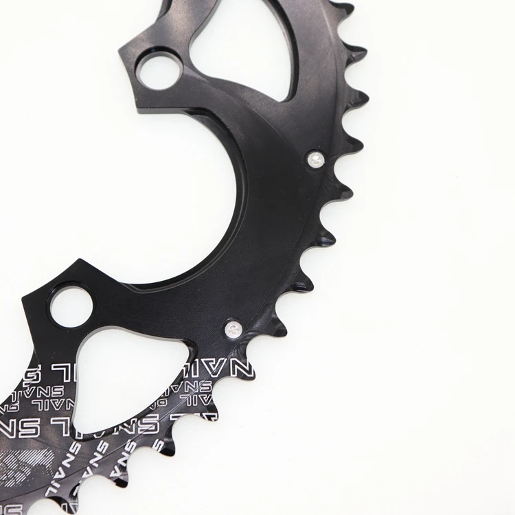 Улитка 110BCD дорожный велосипед 700C 50/35T велосипед 7075-T6 Овальный набор цепных колес из сплава Сверхлегкий эллипс скалолазание Силовая цепь набор