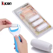 Сменные Роликовые головки для бархатной гладкой электрической пилки для ног, педикюрная машина для удаления омертвевшей кожи, мозолей, уход за ногами