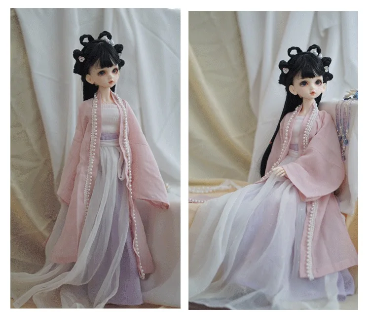 

OB11 Blyth 1/8 1/6 1/4 1/3 Scale BJD Doll Clothes Ancient Costume Hanfu Dress Outfit For BJD/SD YOSD MSD SD13 Accessories C1086