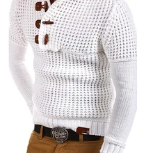 ZOGAA мужской зимний свитер Модные осенние толстые пуловеры большого размера теплые свитера с капюшоном облегающие мужские свитера в стиле панк