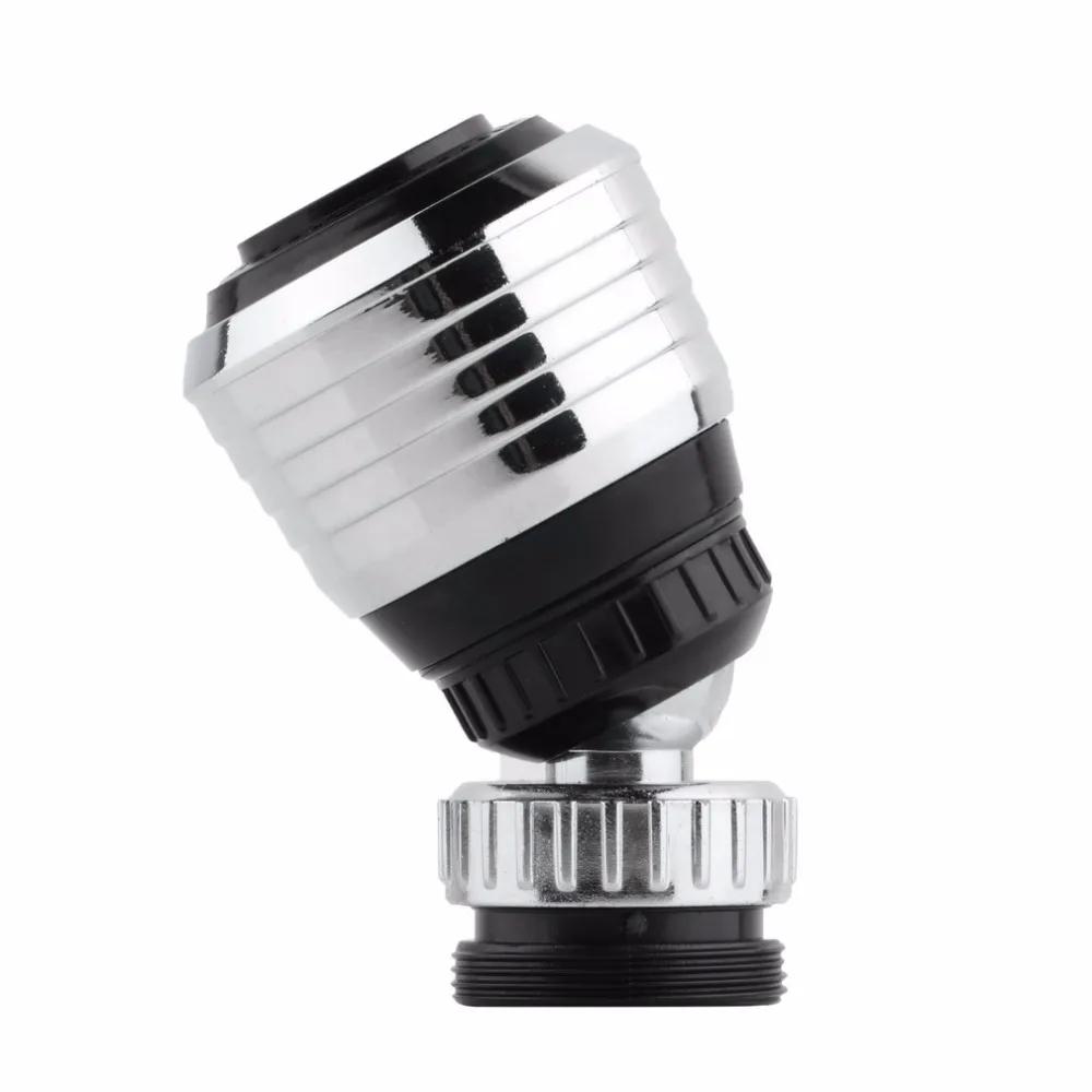 Zinc Alloy Shell 360 Degree Rotate Water Filter Faucet Nozzle Swivel Water Saving Tap Aerator Faucet Nozzle Filter Water Bubbler