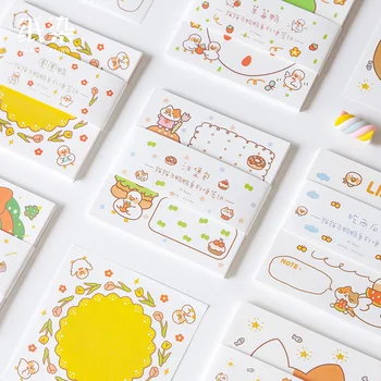 

1set/lot Memo Pads Sticky Notes Cats and ducks series Paper diary Scrapbooking Stickers Office School stationery Notepad