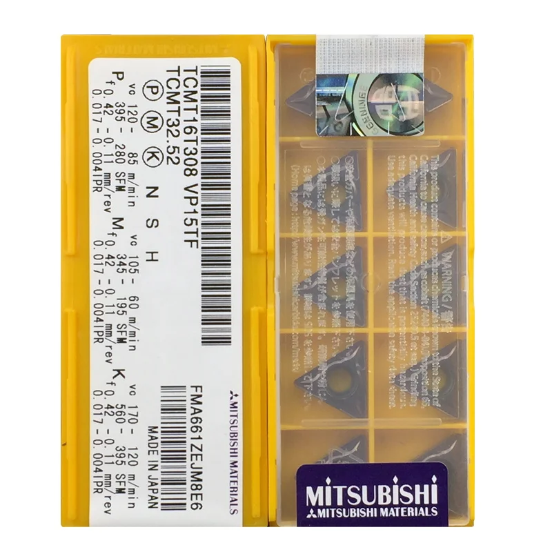 MITSUBISHI TCMT TCMT110204 TCMT16T304 TCMT090204 TCMT110202 TCMT16T308 TCMT110208 карбидная вставка для токарного станка инструмент резак CNC токарная обработка