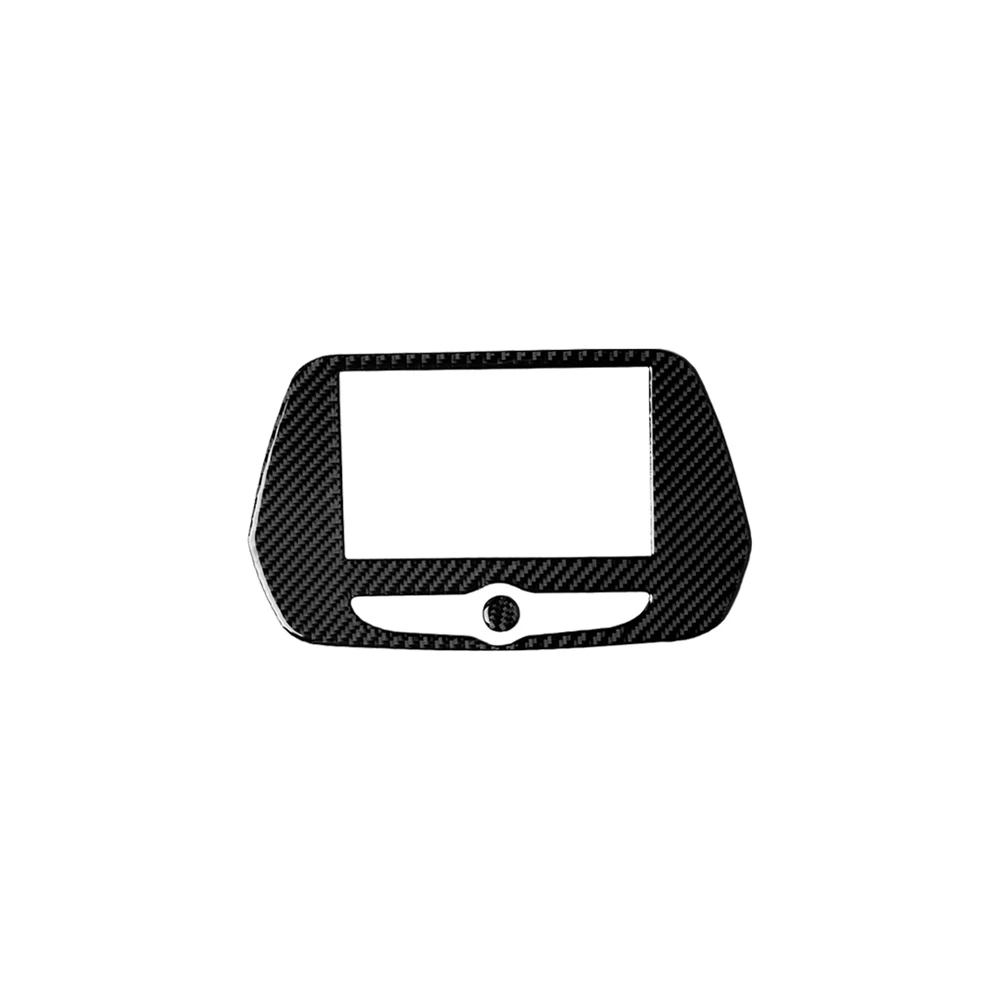 Настоящая карбоновая панель gps-навигации, накладка, наклейка, защита для интерьера, аксессуары для Chevrolet Camaro