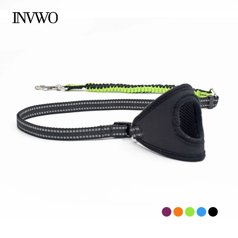 INVWO Pet ручной светоотражающий безопасный поводок для собаки эластичность