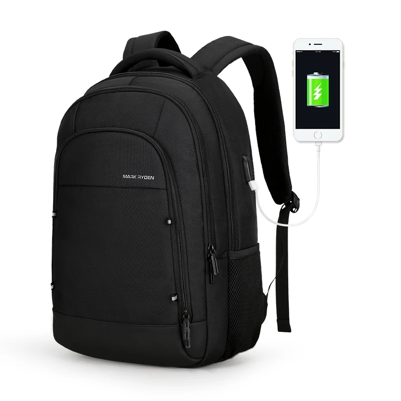 Mark Ryden Men Backpack Leisure Outdoor Multifunctional USB Charging Fit 15.6 inch Laptop Casual