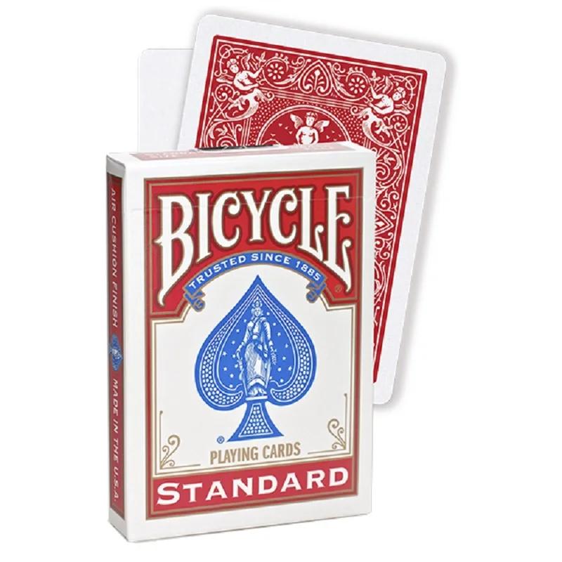 Bicycle Blank Face Red Back Playing Cards Gaff Deck Magic Cards Poker Size Special Magic Props Magic Tricks for Magician