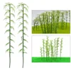 50Pcs 10cm/12cm/15cm Plastic Miniature Model Tree Landscape Bamboo Tree Sand Table Model Decor Accessories Toys Hobbies 2019 New 6