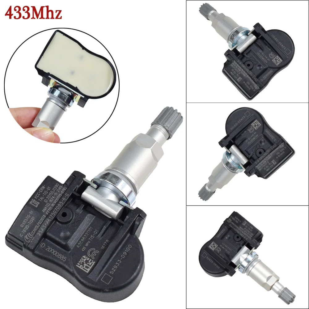1 шт. датчик давления в шинах TPMS 52933-D9100 52933D9100 433 МГц для Kia Sportage QL K7 KX5 KX3 Cadenza