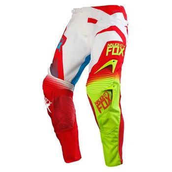 

4 Colors NAUGHTY Fox Shiv MX 360 Pants Motocross Dirtbike Offroad ATV MTB Mens Gear Racing Red White Yellow