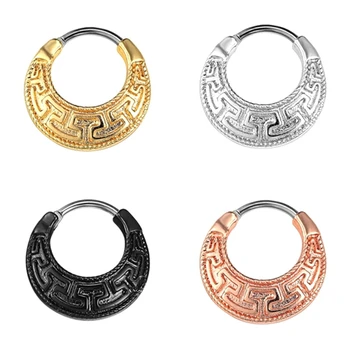 G23titan Vintage 16g G23 titanium Clips In The Nose 4 Colors Nose Clip Septum Piercing Jewelry