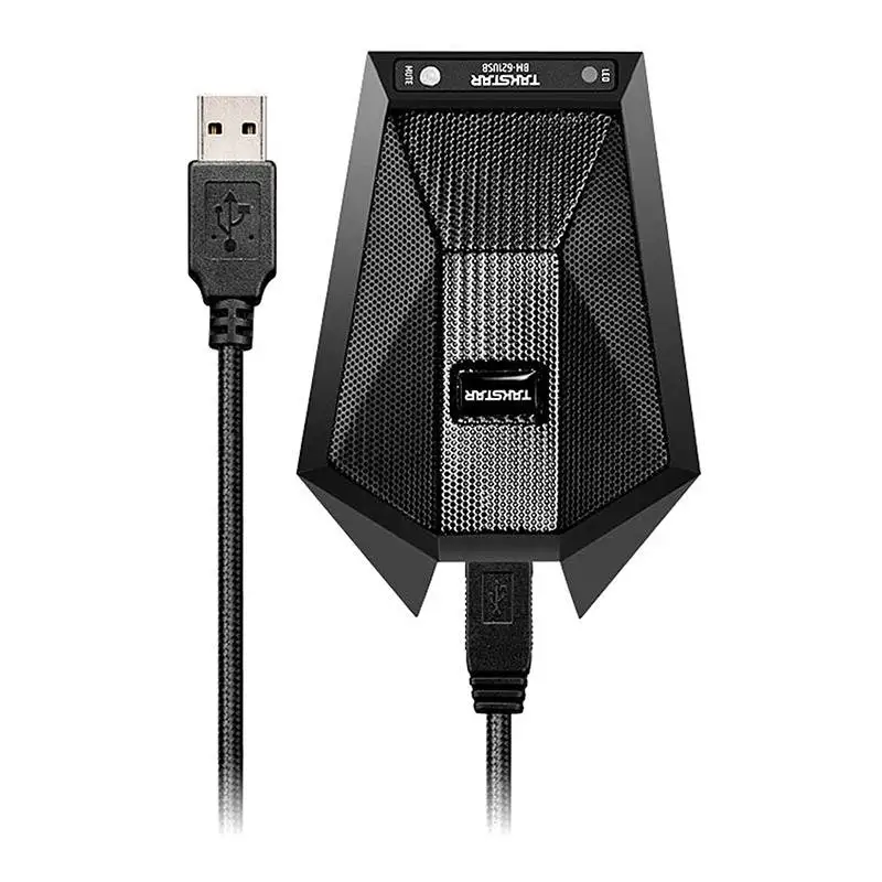Черный Высокое качество BM-621USB проводной полукардиоидный микрофон конденсаторный проводной цифровой микрофон Встроенный звуковой карты - Цвет: Черный