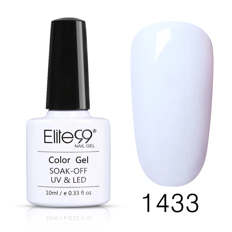 Elite99 10 мл Прозрачный цветочный Гель-лак для ногтей длительная живопись Цветущий эффект цветочный гель для ногтей отмачиваемый УФ Гель-лак - Цвет: 1433
