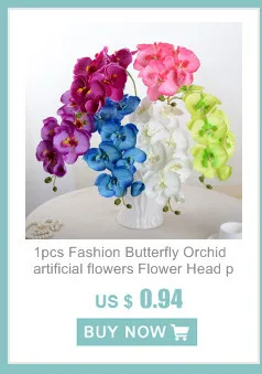 1 шт. маленькие шелковые бабочки Орхидея, искусственные цветы, вечерние украшения для дома, свадебные украшения, искусственный цветок 52446