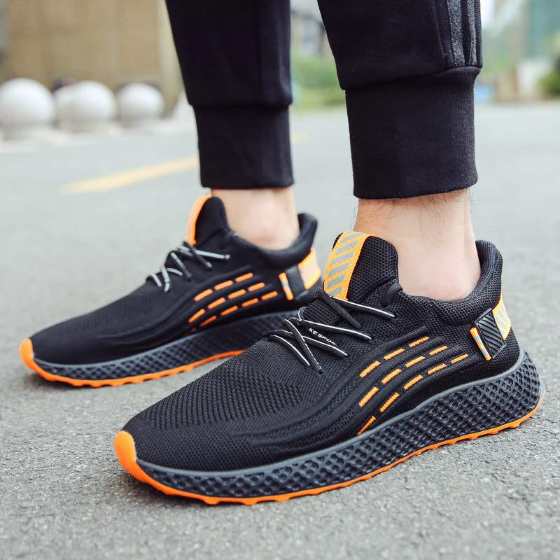 

Men Brand Running Shoes Comfortable Sports Outdoor Sneakers Male Athletic Breathable Footwear Zapatillas Walking Jogging