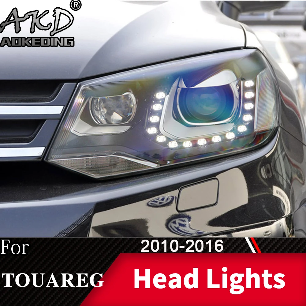 Автомобильная фара для VW Touareg 2010-2016 противотумансветильник фары дневные ходовые