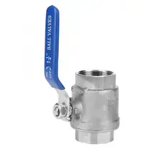 304 нержавеющая сталь Двухсекционный полный порт с внутренней резьбой шаровой клапан 1-1/" DN32 1000 WOG Соленоидный клапан