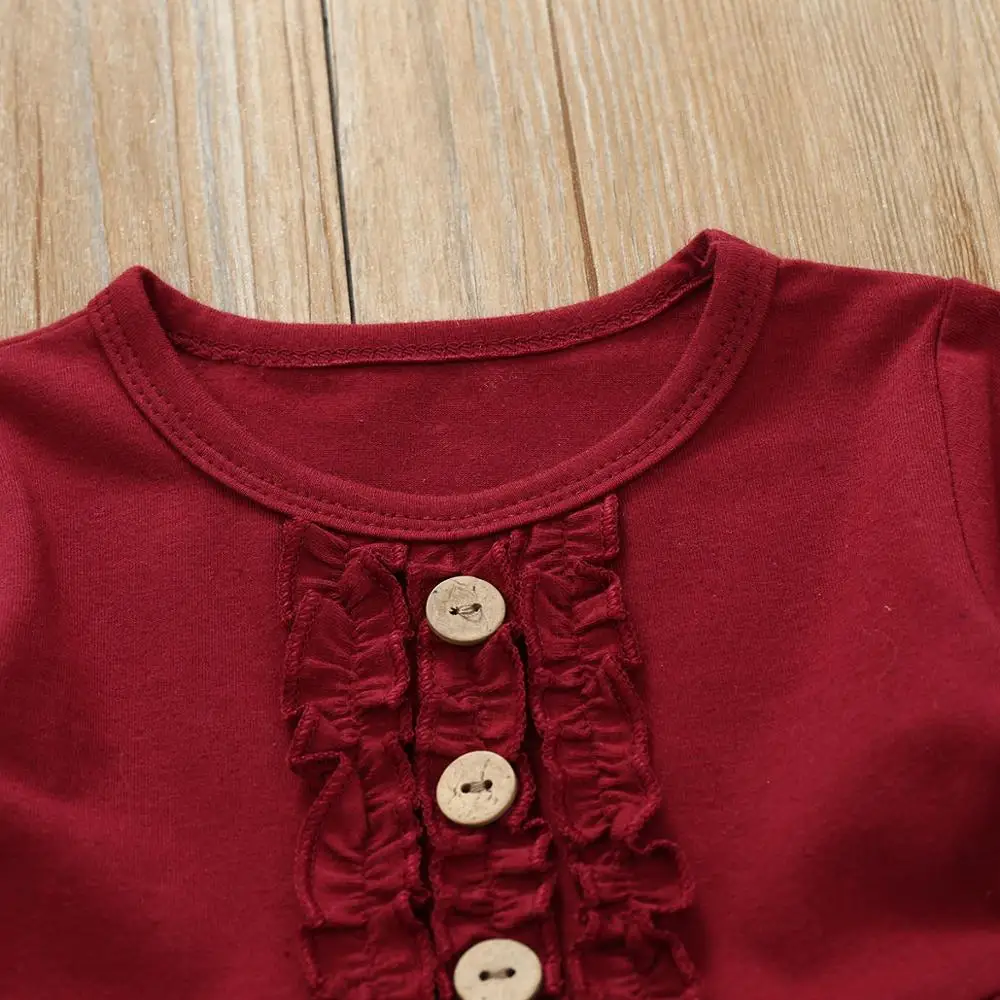 Осеннее повседневное дизайнерское платье с рюшами; Детские нарядные платья принцессы с длинными рукавами для маленьких девочек