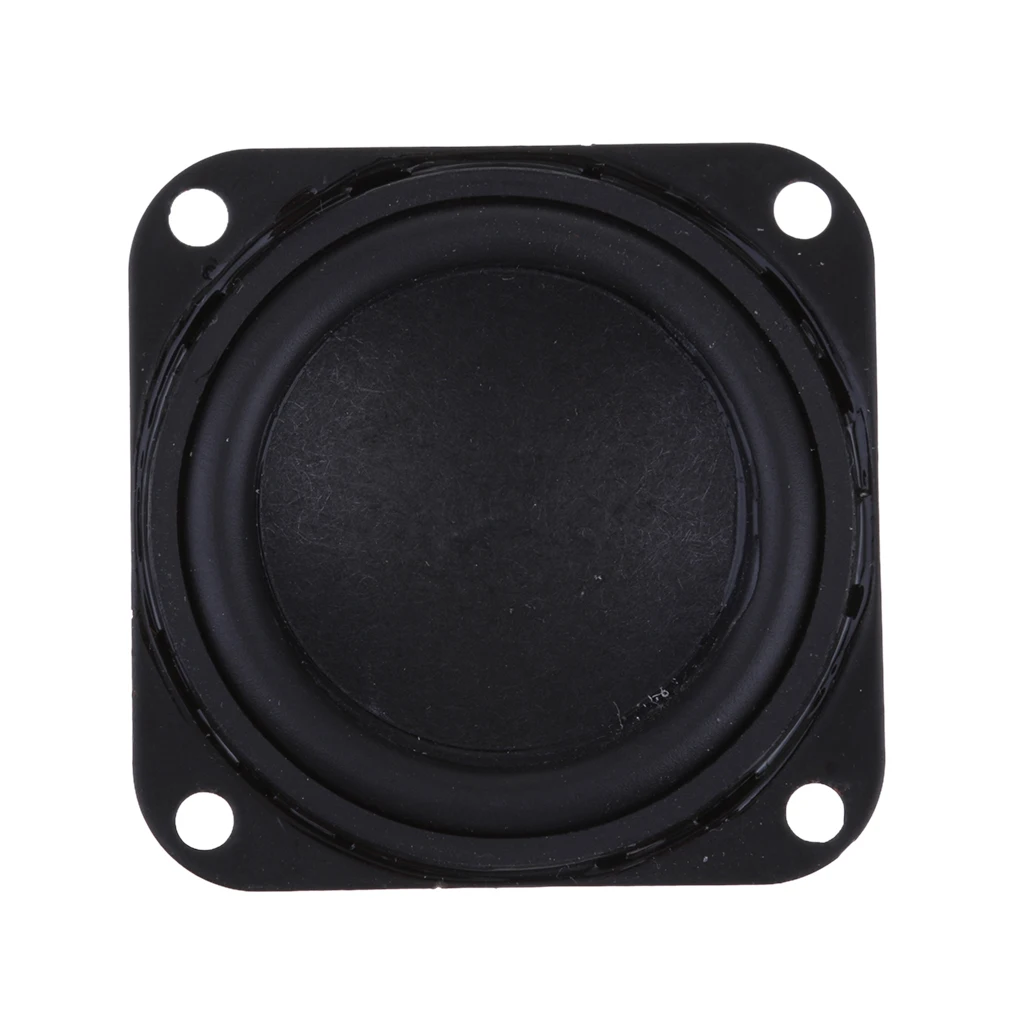 40mm 4Ohm 6W Full Range Audio Speaker Square Loudspeaker Rubber Edge